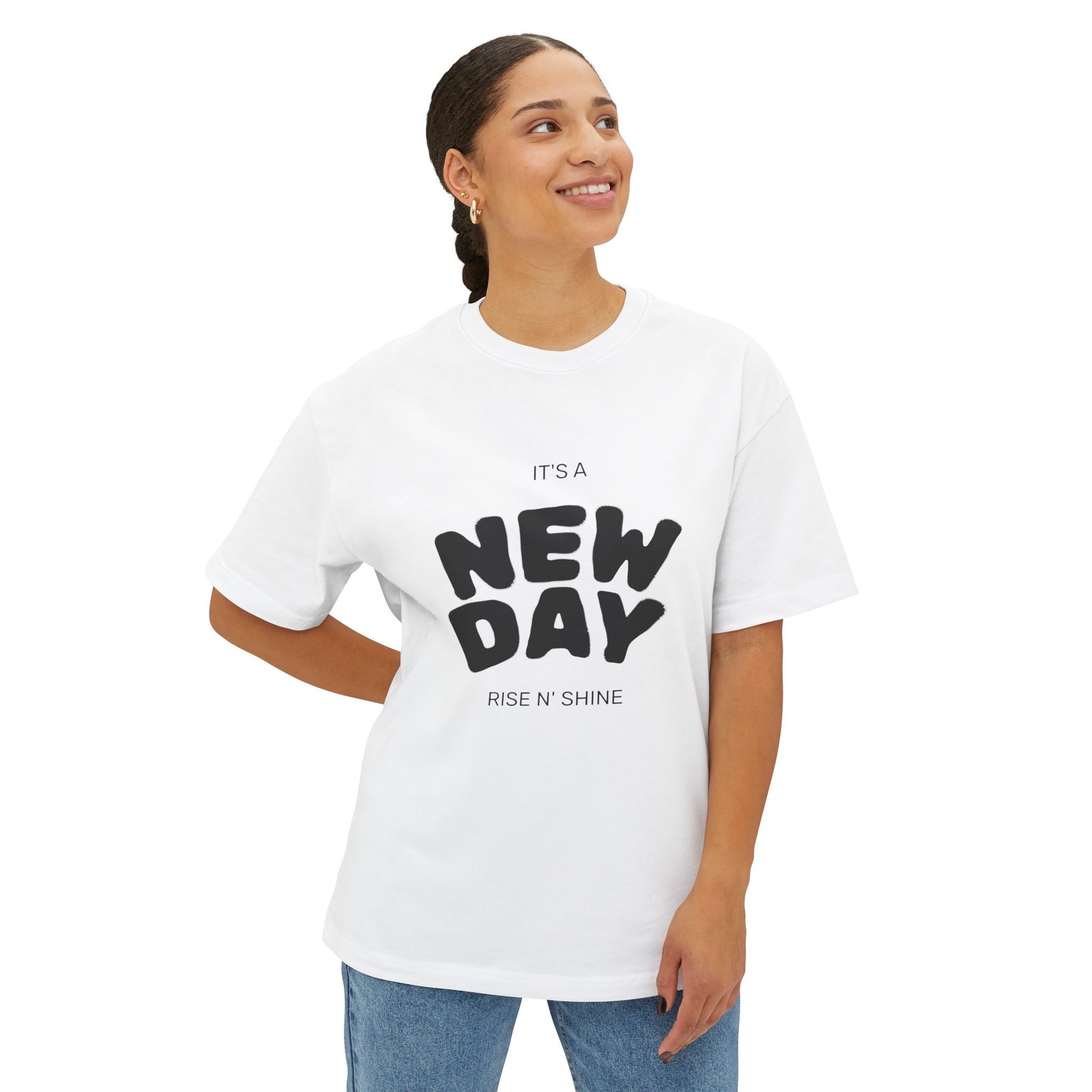 Unisex Oversized Boxy Tee - Image 4